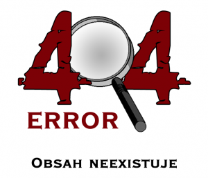 error 404 obsah neexistuje